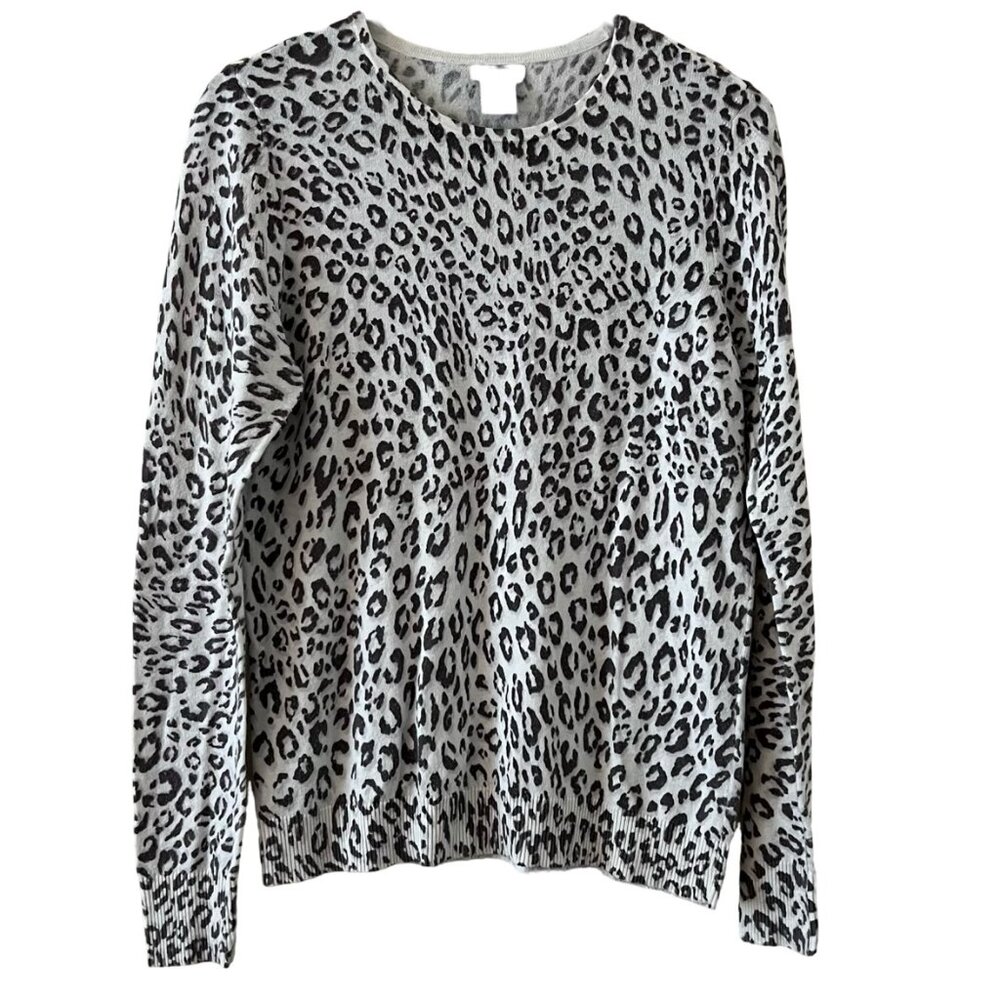 Ann Taylor Leopard Pullover Sweater